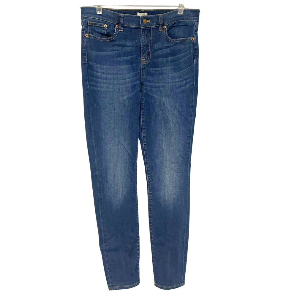 J.Crew Skinny Jeans Sz 29/30 Dark Wash Denim 30x28.5 Classic Fit Stretch